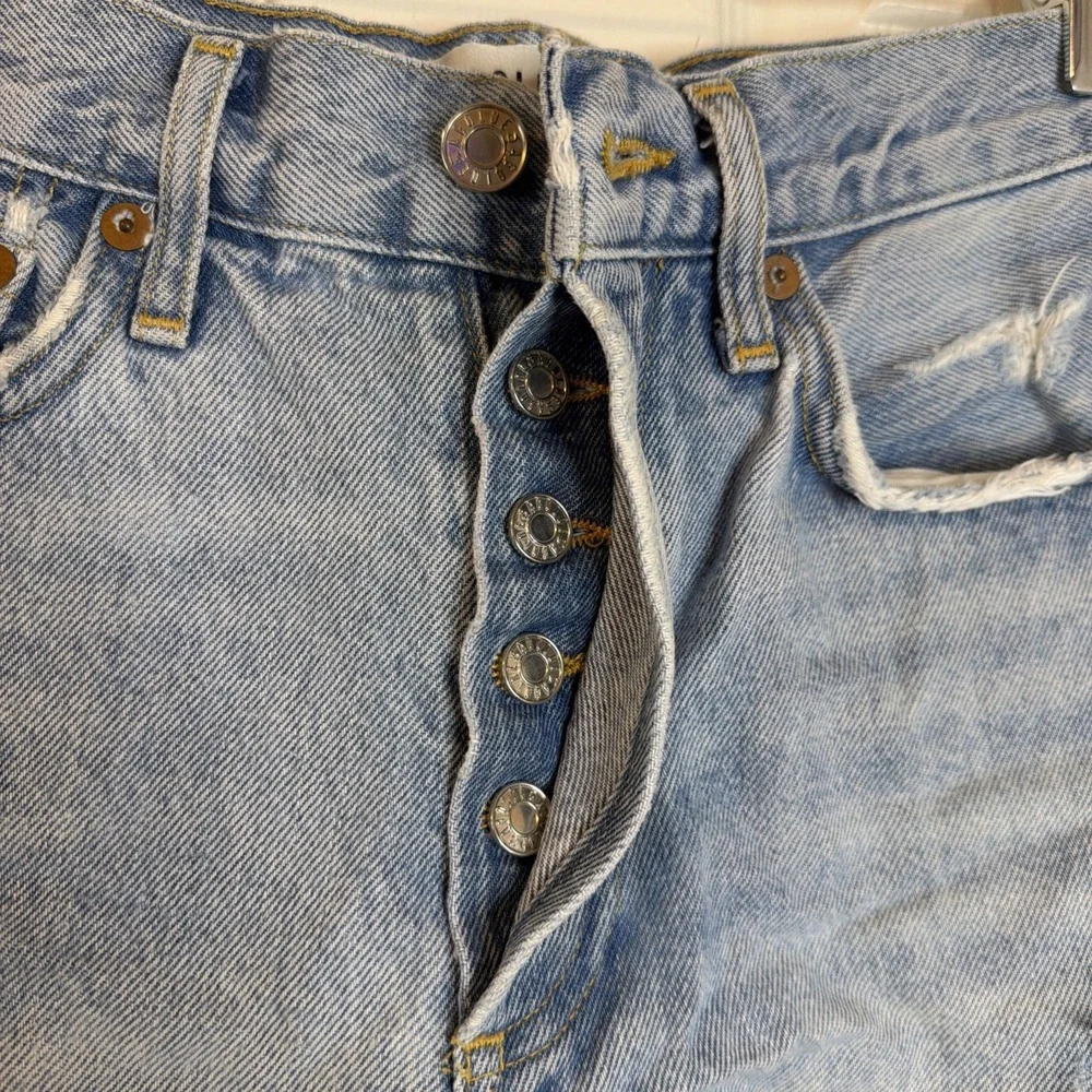 Agolde parker distressed